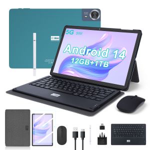 China C Idea 14 Inch Tablet Large Storage Smart Tablet PC with Keyboard CM14000 plus blue on sale