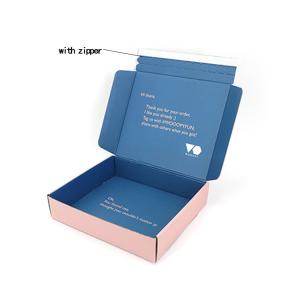 Printed Custom Apparel Packaging Boxes Garment Packing Recycle 2.15mm Thickness