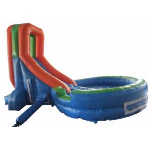 China Simplest inflatable water slide inflatable short slide with pool for children outdoor water slide supplier