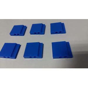 China Professional CNC Plastic Machining Polishing Blue POM Parts supplier