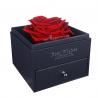 China Single Surprise Acrylic Forever Flower Box Preserved Rose Jewelry Gift Box wholesale