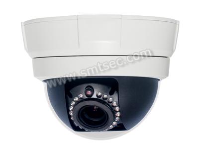 1080P Low light Vandal- proof Dome IP Camera 1/3" Progressive Scan CMOS 21 IR