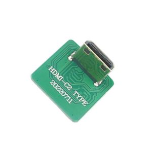 China Mini Hdmi Elbow Head Hd Adaptador de cabo mini Hdmi-C2 para 20525-020E-02 para a placa Conector lateral passo 0,4 mm supplier