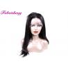 China Unprocessed Virgin Human Hair Straight Front Lace Wigs 200-400g wholesale