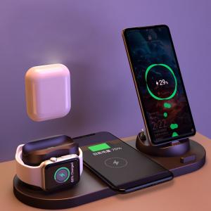 Charging Station for Apple Watch, AirPods Series,6 in 1 Docking Station for Multiple Device