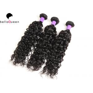 China 7A Grade Water Wave Indian Virgin Hair 100% Unprocessed No Shedding , Tangle Free supplier