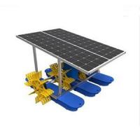 China 2 Impeller Solar Paddle Wheel Aerator on sale