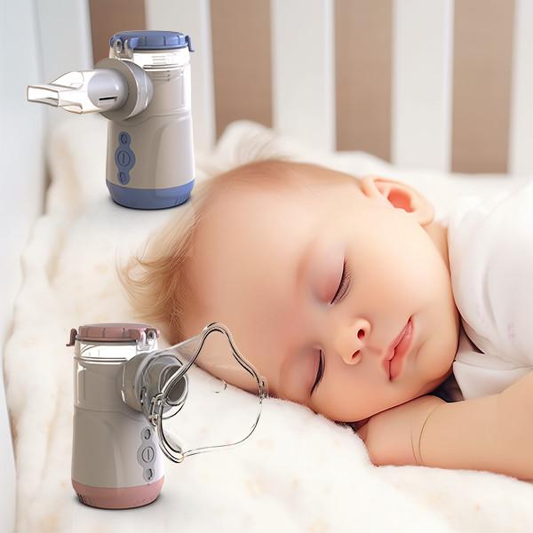 1.5W Portable Mesh Nebulizer With Medical ABS PC Plastic For 7 Days Battery Capacity