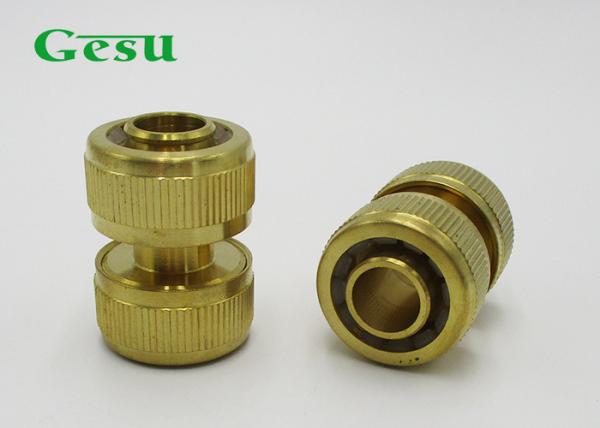 Water Hose Mender Brass Garden Hose Connectors With 3/4 Inch PVC Hose Repair