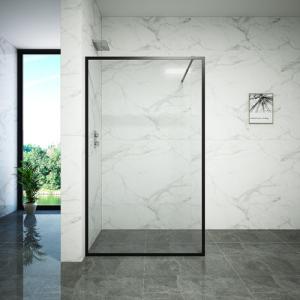 China Tempered Glass Dry Wet Partition Bathroom Shower Doors supplier