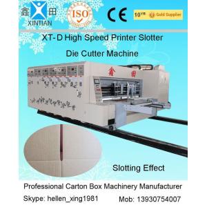 China Машина Slotter принтера Flexo Multi цвета высокоскоростная умирает машинное оборудование печатания коробки вырезывания supplier