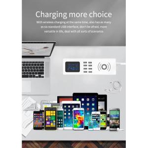 China WIRELESS CHARGING USB SOCKET New design wireless charging sliding desktop socket /Sliding electric tabletop socket supplier
