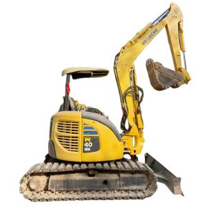China Komatsu PC40 Mini Excavator in Good Condition with Rubber Track Pad and 26.1 KW Power wholesale