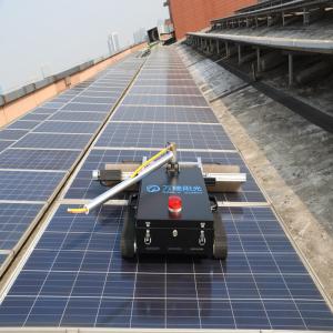 Dry Cleaning Crawler Type Solar Panel Cleaning System for Large Area Photovoltaic Plants