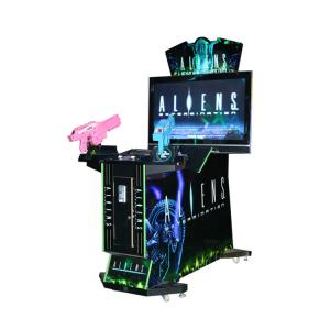 Aliens Shooting Arcade Game Machine / Two Player Video Game Machine