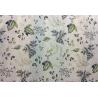 Floral cotton and linen fabric,owl printed linen fabric, cotton linen fabric