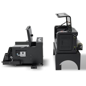 China 42cm Print Width A2 T Shirt Printing Inkjet Printer Dual Head Xp600 Powder Shaker Oven wholesale