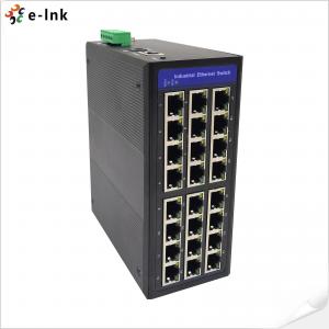 24-Port Industrial PoE Managed Switch for Gigabit Ethernet