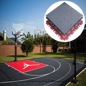 Interlocking Pp Pvc Vinyl Multi Sport Court Floor Tiles Outdoor Basketball Courts