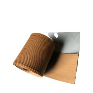 Outdoor Soft PVC Synthetic Teck Deck for Boat/Yacht Decking in Carton Box Packages