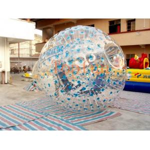 China Blue Dots Hamster Inflatable Zorb Ball supplier