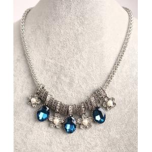 wholesale Elegant opal necklace/with gemstone costume necklace