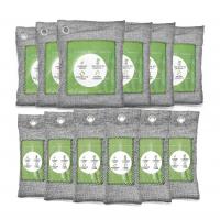 China OEM 12 Pack Bamboo Air Purifying Bag Activated Charcoal Bags Odor Absorber 6x50g 6x150g MSDS Certified on sale