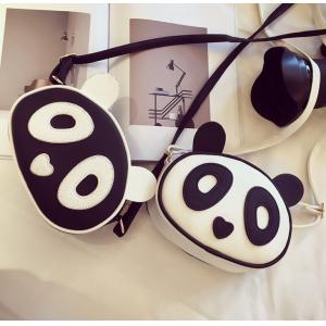 China Japan and South Korea female new winter shoulder bag cute cartoon panda diagonal package handbag tide supplier