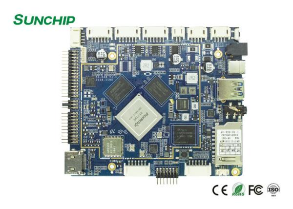 RK3399 Embedded System Board OEM Android Motherboard With BT4.0 WiFi LVDS EDP Interface