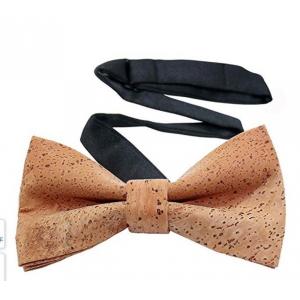 China Factory Wholesale Men's Cork Bow Tie Adjustable to fit neck sizes from Length 11 inches to 20 inches supplier
