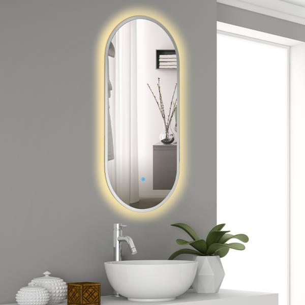 The New Favorite of Modern Bathrooms! Oval Illuminated Bathroom Mirror, Reshaping Spatial Aesthetics and Experience