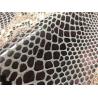 Snake Skin Pattern Imitation Leather Fabric Lamination On Garment