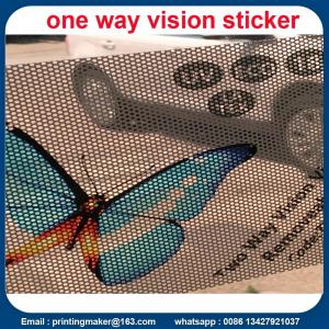 Double-sided Two Way Vision Vinyl Window Sticker