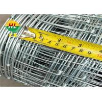 China 50m Roll Hinge Joint Galvanized Woven Wire Fencing Net For Cattle / Sheep / Goat on sale