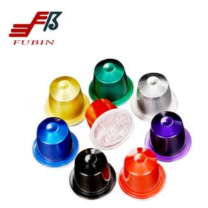 Colored Aluminum Foil Nespresso Coffee Capsule Refillable Reusable