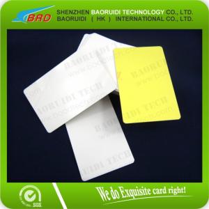China Blank PVC Plastic Photo ID White Credit Card 30Mil supplier