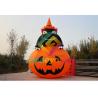 China Party Decoration 0.55mm Inflatable Pumpkin Halloween With Light wholesale