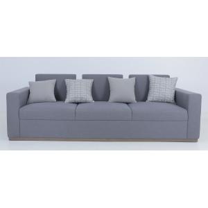 Customized Modern Sofa In Living Room With Wood Frame Fabric