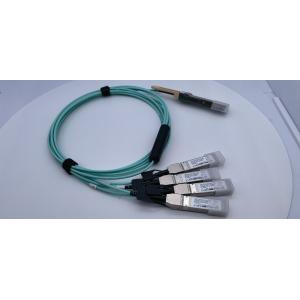 China Cisco QSFP-4X10G-AOC3M Compatible Breakout Active Optical Cable 40G QSFP+ To 4x10G SFP+ 3M supplier