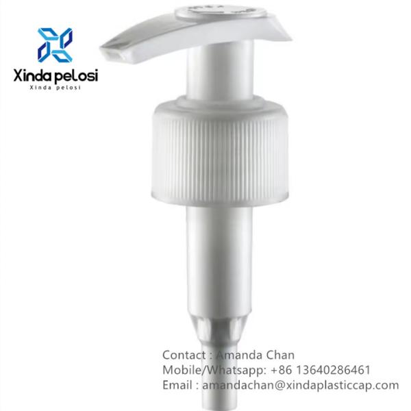 China Remplacement de la pompe de distribution de savon liquide à nervures à ressort lisse à l'intérieur de la pompe à lotion supplier