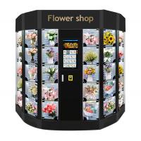 China Csutomize Business Fresh Flower Cooling Locker Vending Machine With Nayax Card Reader Coin Cash Payments on sale