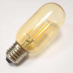 China gold tinted T14/T45 filament LED bulb lights E26/E27 4Watt dimmable UL ETL supplier
