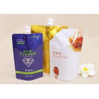 China Customize Handle Plastic Doypack Liquid Nozzle Spout Bags For Laundry Detergent on sale