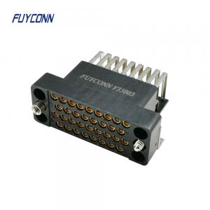 China V.35 Female Connector 34pin Right Angle PCB Connector for Router with board lock supplier