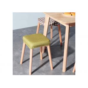 OEM Color Modern Dressing Stool , Fabric Stools For Dressing Tables