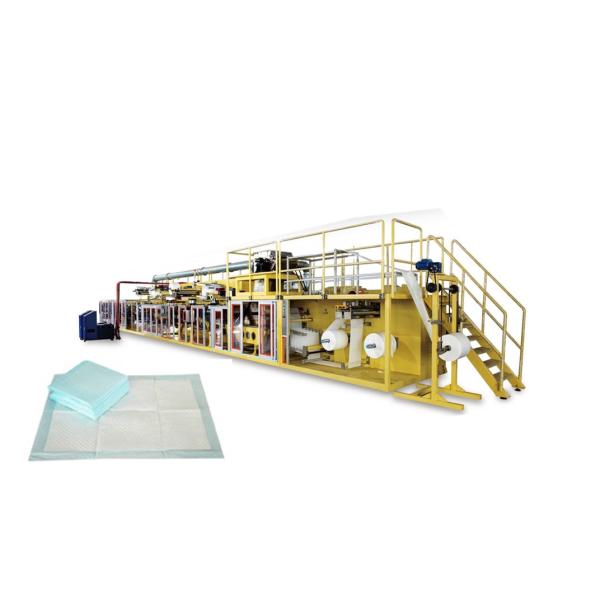 180m/Min 58KW Non Woven Underpad Making Machine ,  2.2m Width pet pad making machine