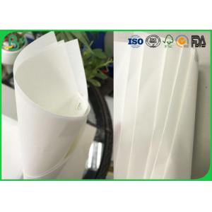 FSC Certificated 120gsm - 240gsm PE Coated Paper / Double Side White Stone Paper For Office Notebook