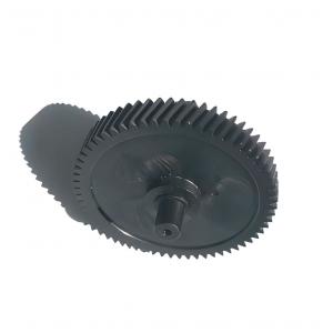 Helical Molded Plastic Gear Shaft Black Color For Music Instruction