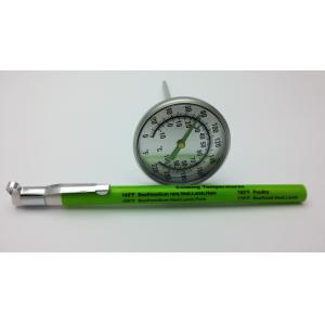 Portable Analog Pencil Meat Thermometer Professional Calibration With Pen Case