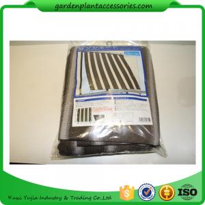 China Multifunctional Garden Shade Netting / Plant Shade Cover For Plant Protect 1.8 * 2.1m Brown stripes supplier